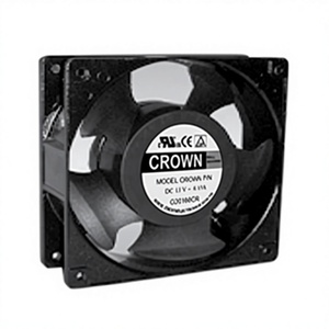 Ventilador Axial Crown 4028 AC con Rodamientos de Bolas, Aspas de Plástico, Alimentación Eléctrica para Motor DC sin Escobillas - Personalizable OEM/ODM - Product Image 1