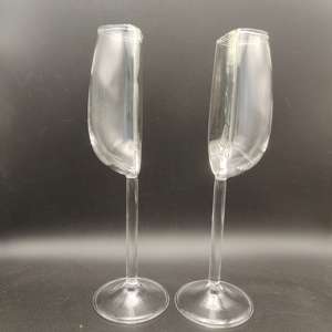 <span class=keywords><strong>Calici</strong></span> da Cocktail in Cristallo a Mezza Luna, Bicchieri da Vino, Flûte da Champagne di Tendenza, Bicchieri Unici per Vino Rosso - Product Image 5