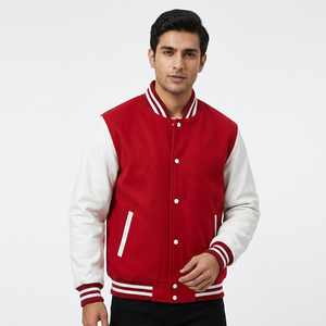 Chaqueta Varsity de Invierno Impermeable Reversible de Tallas Grandes con Cuello, Puños y Dobladillo Elásticos de Diseño Único, la Más Vendida - Product Image 1