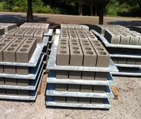 Blocs de briques de ciment de haute qualité séparant la palette en fibre de verre en plastique GMT Palette de béton à vendre Palette de machine à blocs
