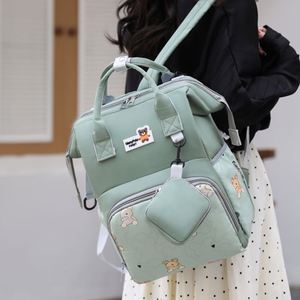 2026 Waterproof Baby Supplies Storage Bags Large Capacity Mommy <b>Backpack</b> With USB - Product Image 4