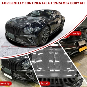 ชุดแต่งตัวถังรถยนต์ Bentley Continental GT รุ่น MSY สไตล์คาร์บอนไฟเบอร์แห้ง ประกอบด้วย ดิฟฟิวเซอร์หน้า-หลัง สเกิร์ตข้าง กระจังหน้าหลัก สปอยเลอร์หลัง - Product Image 4