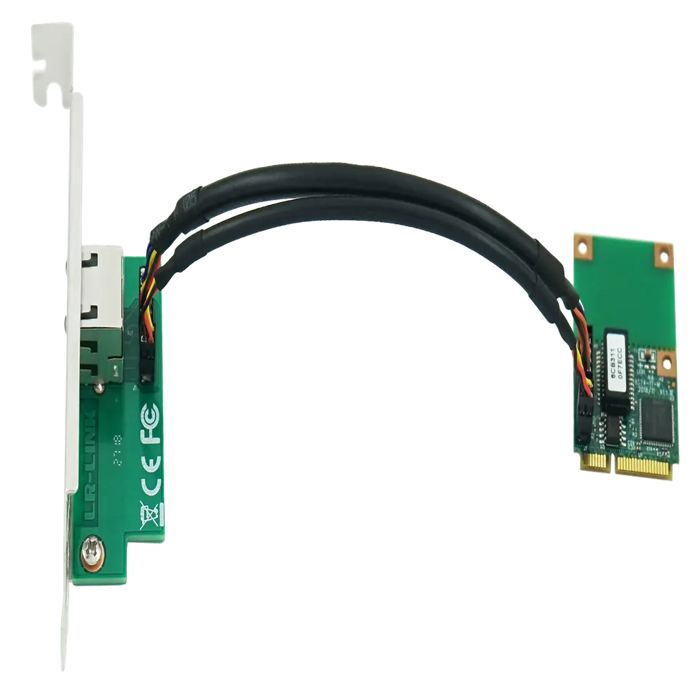 LRLINK Mini Single-port Pci-e Ethernet Lan Card Copper RJ45 Nic Gigabit Ethernet Network Adapter Based on 82574
