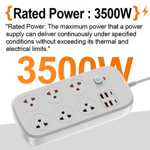 ปลั๊กพ่วงไฟฟ้าแบบมีสายต่อ 6 ช่อง ปลั๊กพ่วงไฟฟ้า ปลั๊กพ่วงหลายช่อง ป้องกันไฟกระชาก - Product Image 5