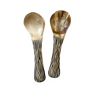 Cuchara de Cuerno de Búfalo, Diseño Clásico Hecho a Mano, Ecológica, Duradera, Apta para Lavavajillas, Utensilio de Cocina - Product Image 2