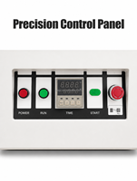 Mélangeur de pâte à souder SMT automatique, équipement de mélange de crème d'étain 1350 tr/min avec fonction de minuterie, 500g*2 pour ligne d'assemblage de PCB