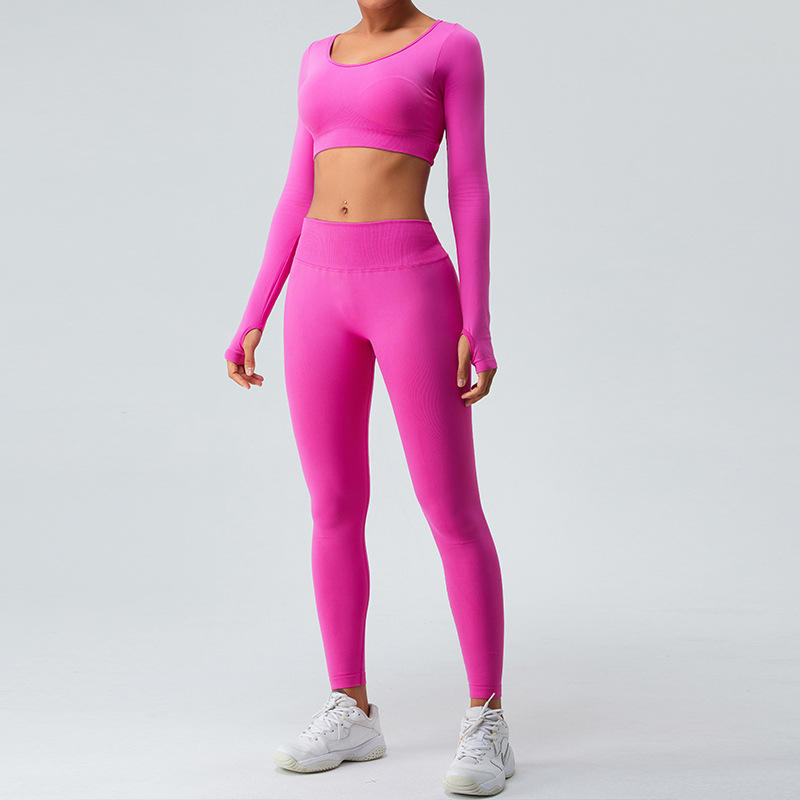 New High Quality Europe and the United States Seamless 90% Nylon Fast Drying Cross Back Yoga Sports Fitness Tops