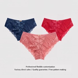 Slip Brasiliano in Pizzo Elegante con Dettagli Intrecciati e Traforati, Morbido <span class=keywords><strong>Intimo</strong></span> per Luna di Miele, Prezzo di Fabbrica OEM - Product Image 2