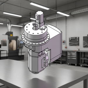 Hqd มอเตอร์แกนหมุน20Kw 380V สำหรับเครื่องมิลลิ่งแกนระบายความร้อนด้วยน้ำ ATC ซิงโครนัสมอเตอร์5แกน GDL75 HSK63E - Product Image 2