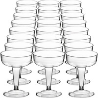 Coupe à champagne jetable transparente en PS, design détachable à assembler, montage facile, pour fêtes et mariages, qualité alimentaire, 8 cm