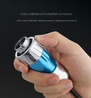 Fabricantes de China al por mayor Multi USB IP68 Cable conector impermeable montaje parte conectores USB