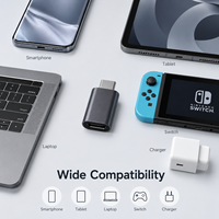 Adaptador USB4.0 8K Tipo-C Macho a Hembra, Acoplador USB C, Carga Rápida PD de 100W, Conversor de 40Gbps para Laptop, Teléfono y Equipo de Oficina