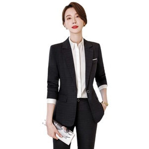 Women's Suit Set Polyester Formal Full Sleeve Anti-Wrinkle Autumn Workwear Professional Attire - Product Image 5