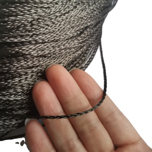 Üretici özel yüksek mukavemetli yüksek modüllü karbon Fiber iletken halat 4mm 5mm 6mm Filament iplik aşınmaya dayanıklı - Product Image 1