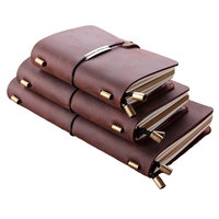 Agenda quotidien A5 fait à la main en cuir personnalisé avec reliure Vintage véritable cahier en cuir véritable ligné style imprimé grande idée cadeau