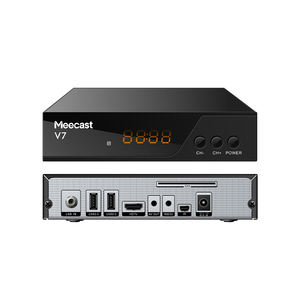 Récepteur de télévision par satellite numérique DVB-S2 HD 1080P, décodeur Free Air, prise en charge <span class=keywords><strong>H265</strong></span>/HEVC, compatible CA Conax, boîtier en fer GX6605H, Wi-Fi/LAN, 12 mois - Product Image 1