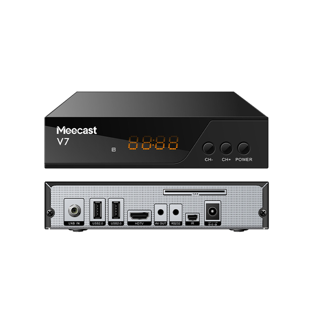 Digital DVB-S2 Satellite TV Receiver HD 1080P Free Air Decoder H265/HEVC Support CA Conax GX6605H Iron Case Wi-Fi/Lan 12 Months