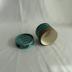 Emballage cosmétique de tube rond magnétique biodégradable Bocaux en papier cosmétique personnalisés Conteneur d'emballage de crème cosmétique noir - Product Image 6