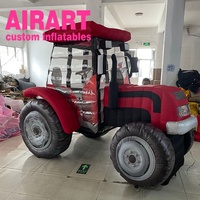 Véritable jouet de voiture gonflable, chariot élévateur gonflable pour enfants, décoration de parc de jeux