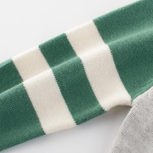 <span class=keywords><strong>Pull</strong></span> pour enfants en coton biologique et laine, style scolaire, manches longues, automne, logo personnalisé OEM ODM, vêtements pour garçons - Product Image 4