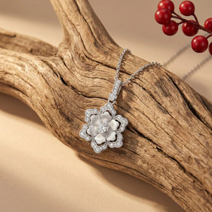 Nouveauté : Chaîne Clavin en Moissanite de 0,3 Carat, Plaqué <span class=keywords><strong>Or</strong></span> 14K, Argent Sterling 925, Bijoux Fins pour Femmes - Product Image 4