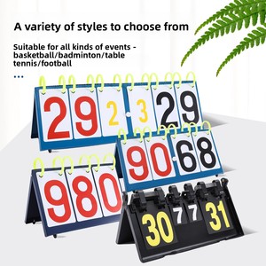 Tabellone Segnapunti Sportivo Multifunzionale Portatile Pieghevole per Pickleball, Badminton, Pallavolo, <span class=keywords><strong>Basket</strong></span> - Product Image 2
