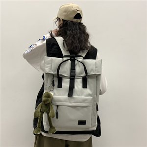 Custom Anti Theft Expandable <b>Roll</b> <b>Top</b> <b>Backpack</b> <b>Laptop</b> Pocket Waterproof Large Capacity Outdoor <b>Backpack</b> College School Bag - Product Image 6