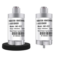 Capteur transmetteur de vibration et d'accélération intégré 4-20mA 24V pour moteur, ventilateur, pompe, compresseur IP65 ATEX OEM