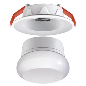 Ayarlanabilir CCT downlight led 7w ayrılabilir gömme monte rgbw yuvarlak led tavan lambası