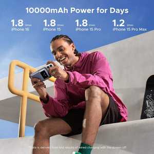 Batería Externa UGREEN Uno, <span class=keywords><strong>Cargador</strong></span> Portátil Magnético de 10000 mAh, Paquete de Batería Inalámbrica PD de 20 W con Pantalla TFT - Product Image 4