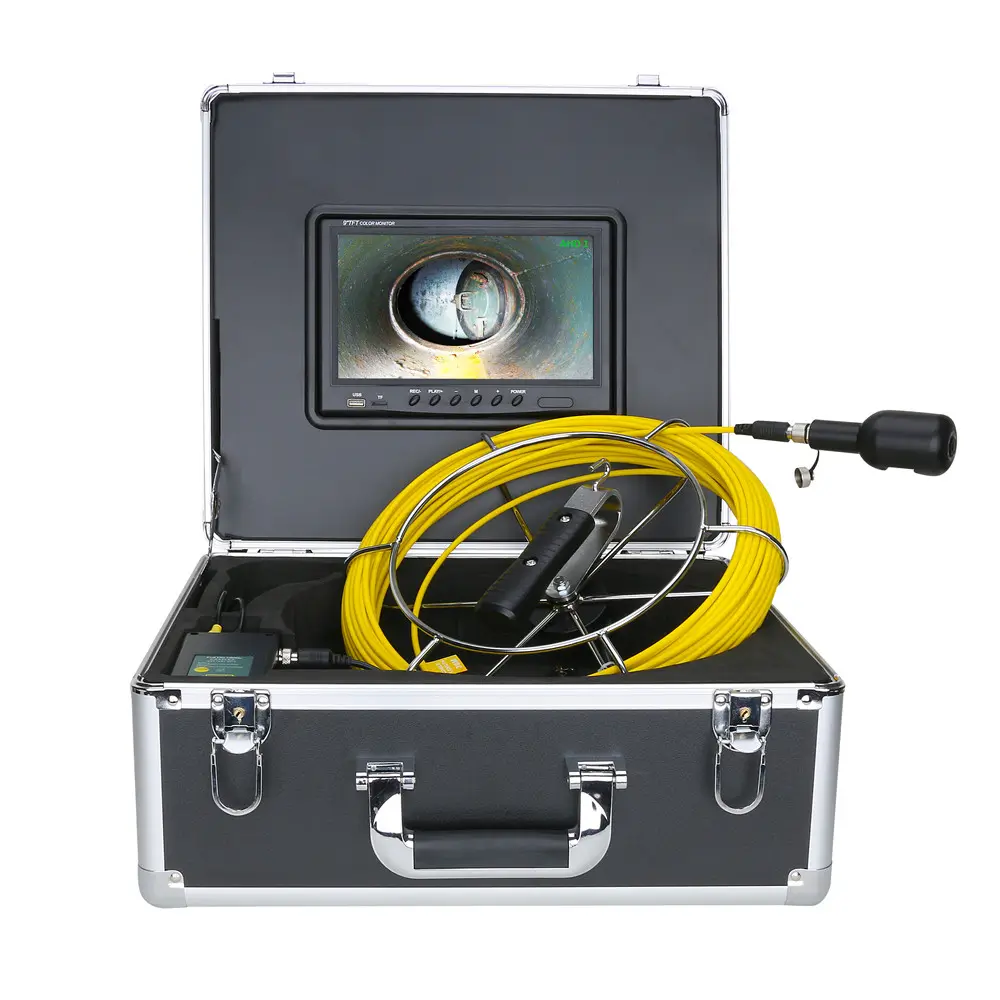 9inch DVR 30M 50M 1080P HD Dual Camera Lens Drain Sewer Pipeline Industrial Endoscope Pipe Inspection Video Camera