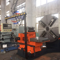 Ck64125 Chine Type de plancher 1250mm Diamètre de tournage CNC Face Tour Machine pour bride