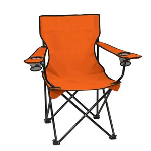 Portable Foldable Lightweight Cheap Camping Beach Fishing Folding Chair Outdoor With Cup Holder And Carrying Bag