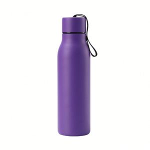 Modern 304 Stainless Steel Large Capacity Vacuum Insulated Sports Water Bottle Portable Home Use With <b>Straw</b> Straight Cup Shape - Product Image 5
