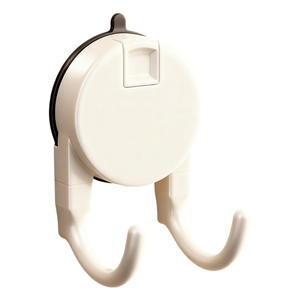 Crochet mural à ventouse double, sans perçage, adhésif puissant, pour salle de bain, cuisine, toilettes, chapeaux, vêtements - Product Image 4