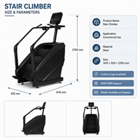 FITNESS Appareil de fitness commercial populaire : Stepmill, Simulateur d'escalade, Stair Master, Équipement de gym commercial