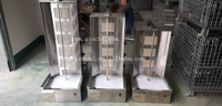 Machine à griller électrique automatique argentée de Shawarma de la Chine pour des restaurants comportant un moteur durable