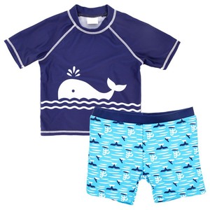 Venta al por mayor de dibujos animados protección solar mediano grande bebé niño lindo caliente traje de baño de una pieza traje de baño para niños - Product Image 5