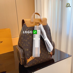 Men's <b>Large</b> Capacity Business <b>Backpack</b> Classic Print Laptop Bag Travel Commuter <b>School</b> Bag 8 Inches Summer 2023 - Product Image 5