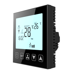 H603 ac Wifi वाणिज्यिक प्रशंसक कॉइल थर्मोस्टेट हीटिंग और ठंडा पानी के लिए 4 पाइप - Product Image 2