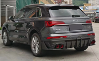 Kit carrosserie en fibre de carbone YICKU très vendu pour Audi Q5/Q5L/SQ5 - Lame avant/diffuseur arrière avec amélioration du système d'échappement