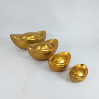 Boîte en métal gaufrée 3D personnalisée d'usine OEM, emballage de luxe en forme de lingot d'or avec couvercle amovible