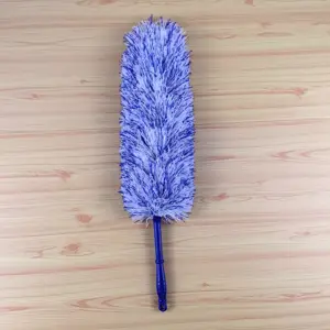 Manufactured Mixed Color Feather Microfiber Duster Flexible For Cleaning