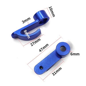 Universal CNC de aleación de aluminio de un solo agujero gancho bolsa de <span class=keywords><strong>casco</strong></span> soporte de gancho de transporte para Dirt Bike Scooter eléctrico entretenimiento - Product Image 5