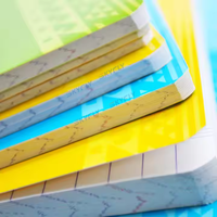 Reliure personnalisée de haute qualité Carnet d'impression Papeterie Scolaire Cahier Cahiers 200 pages