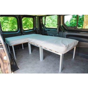 Lit de voiture sur mesure, artisanal, 3 modules télescopiques, <span class=keywords><strong>en</strong></span> <span class=keywords><strong>bois</strong></span>, montage facile, <span class=keywords><strong>kit</strong></span> de mobilier pour <span class=keywords><strong>camping</strong></span>-<span class=keywords><strong>car</strong></span> - Product Image 5