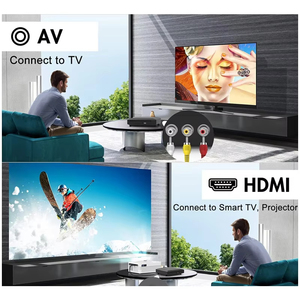 Reproductor de DVD HD Mini Directo de Fábrica, Reproductor de CD para Cine en Casa, Reproducción de Medios USB, Control Remoto, Reproductor de Video de Escritorio Compatible con Todas las Regiones - Product Image 6