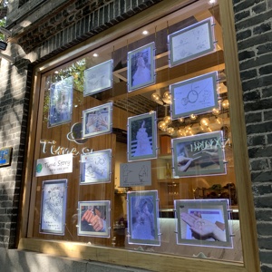 Trong Nhà Trần A3 A4 quảng cáo hộp đèn Acrylic Pha lê cơ quan bất động sản LED hiển thị cửa sổ - Product Image 5