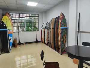 Tùy chỉnh đầy đủ bằng gỗ <span class=keywords><strong>Epoxy</strong></span> ván lướt sóng longboards siêu nhẹ sợi thủy tinh vải ván lướt sóng với biểu tượng tùy chỉnh cho thể thao dưới nước - Product Image 6