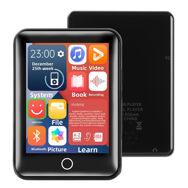Metal for Full-Screen MP3 Player Student Edition Portable MP4 Full Touchscreen Digital Music Player S310 Model Built-in